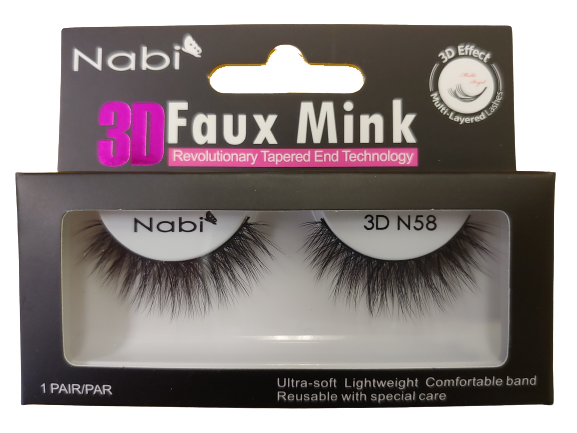 3D N58 - Nabi 3D Faux Mink Eyelash
