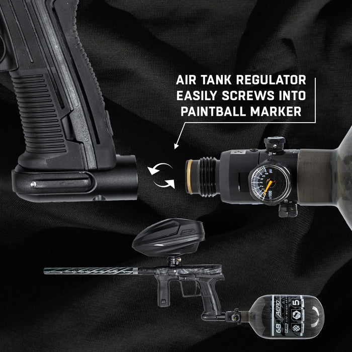 AeroLite Carbon Fiber Tank - 68ci / 4500psi - Smoke