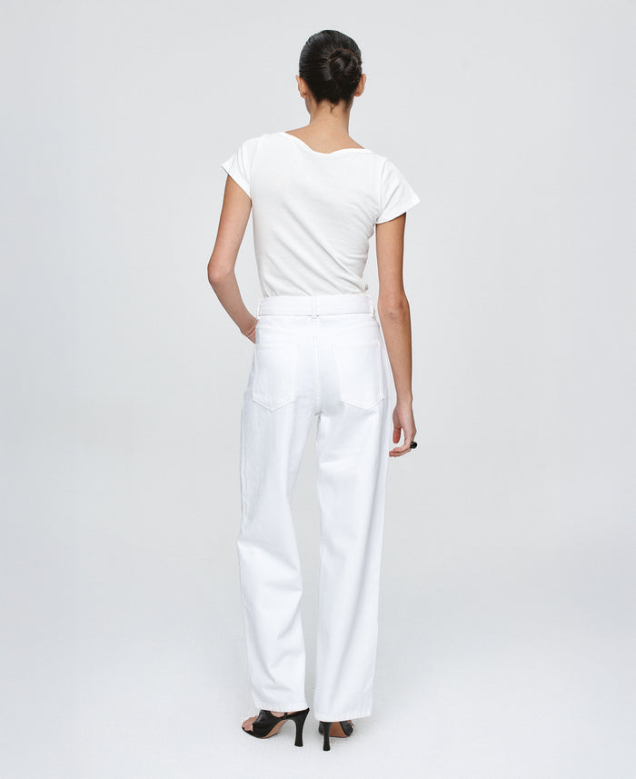 Belted Wide Leg Jean