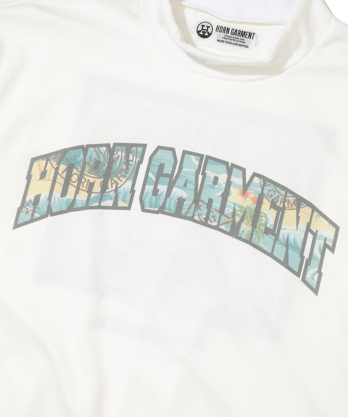 Botanical Script Mock Neck