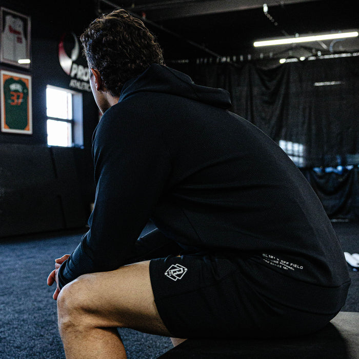 Baseball Lifestyle 101 Diamond Tech Jacquard Youth Shorts Black