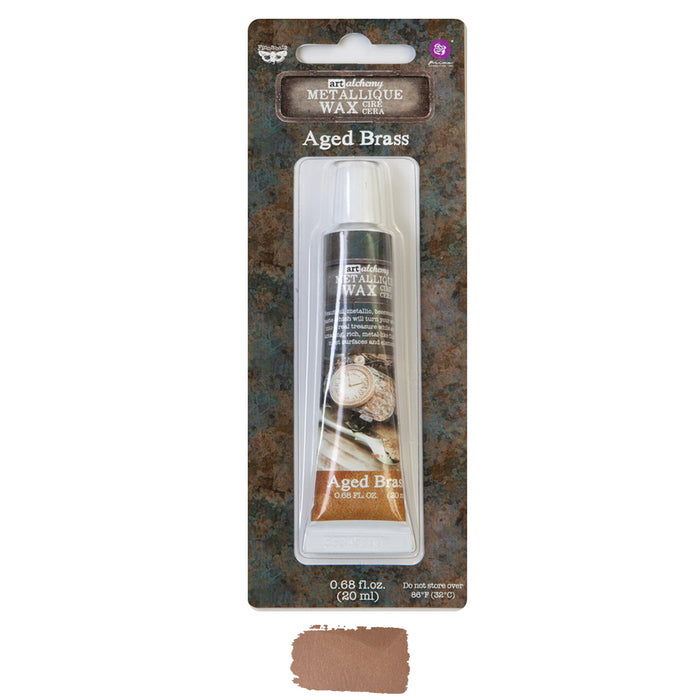 Finnabair Art Alchemy Antique Brilliance Wax - Aged Brass