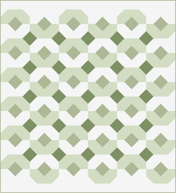 Glitter and Glow by Suzy Quilts | Muted Monochromatic Solids | Matcha