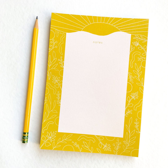 Golden Sun - Notepad (5"x7")