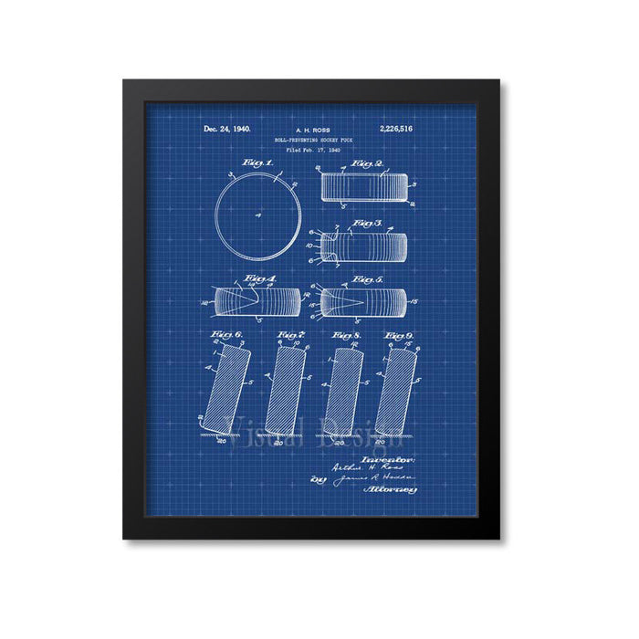 Hockey Puck Patent Print