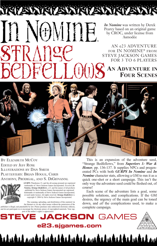 In Nomine: Strange Bedfellows