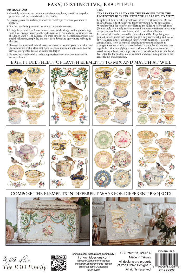 IOD - Iron Orchid Designs - The Belgravia Transfer 8"x12" Pad™
