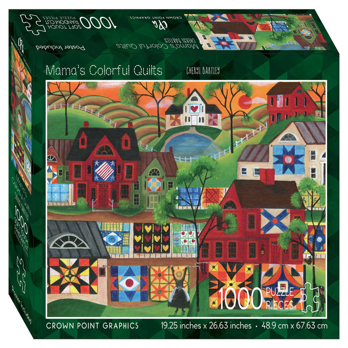 Mama’s Colorful Quilts - 1000 Piece Jigsaw Puzzle