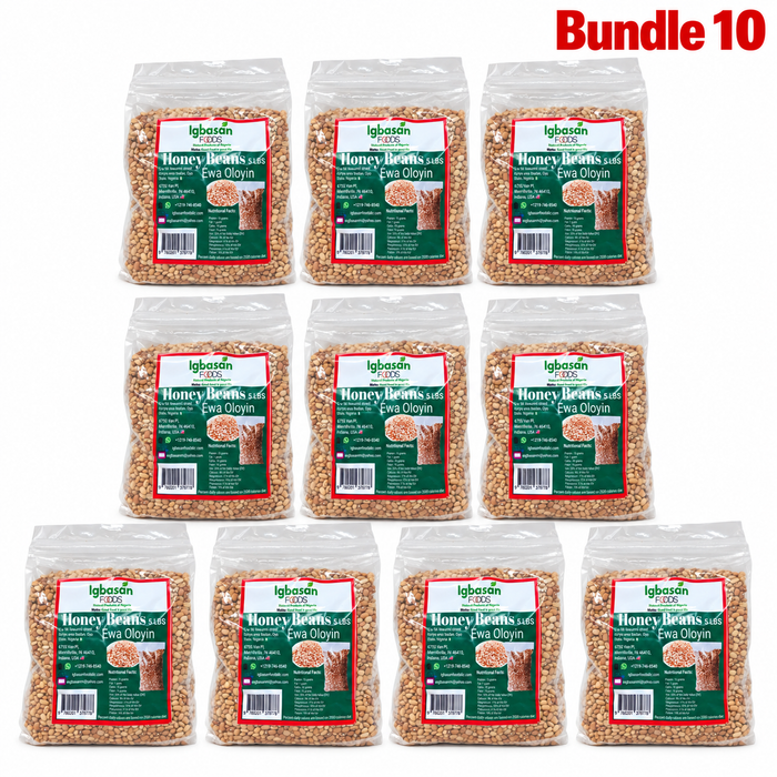 Oloyin Beans by Igbansan Foods, authentic Nigerian honey beans with a naturally creamy texture and mildly sweet flavor, ideal for traditional bean porridge, akara, moi moi, and everyday meals.