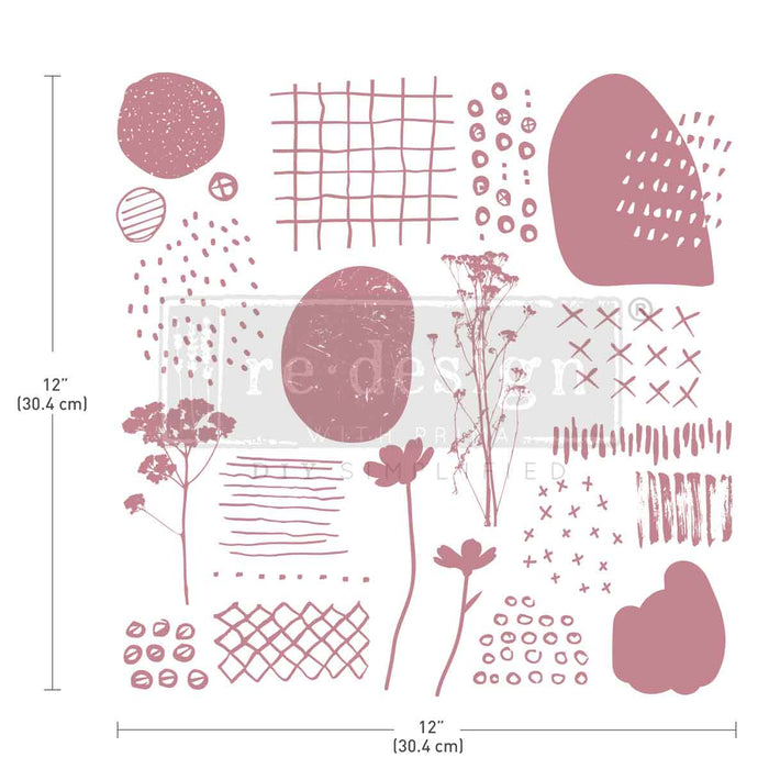 Redesign by Prima - Decor Stamp - Abstract Scribbles