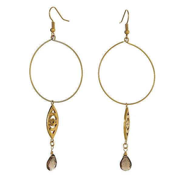 Smoky Eye Hoops - Yelena Noah Designs