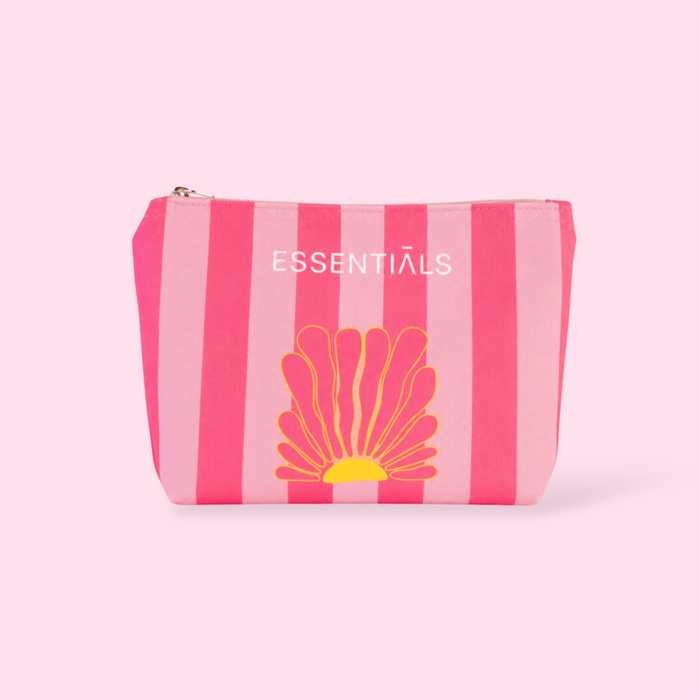 Sol Stripe Cosmetics Pouch - Essentials