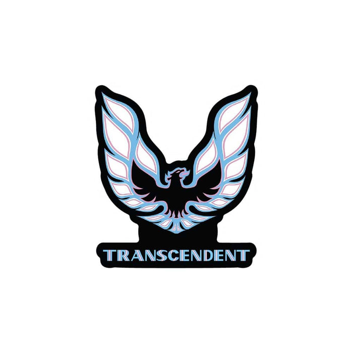 Transcendent die cut sticker