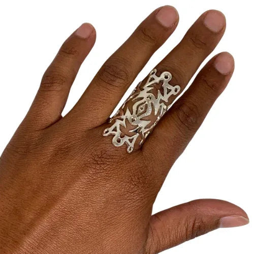 Unity Doves Ring Silver - Yelena Noah Designs