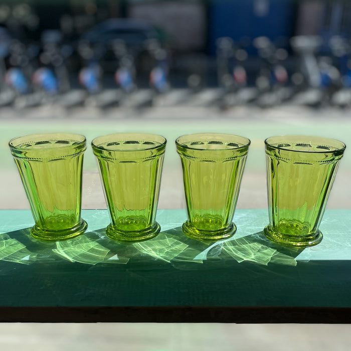 Vintage MCM Green Paneled Glasses