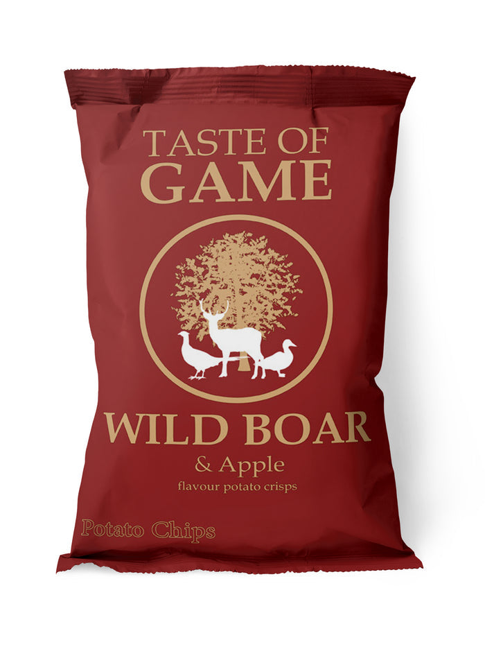 Wild Boar and Apple Crisps 40g (Case of 24)