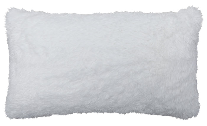 Yakety Natural Faux Fur Pillow - 14x26
