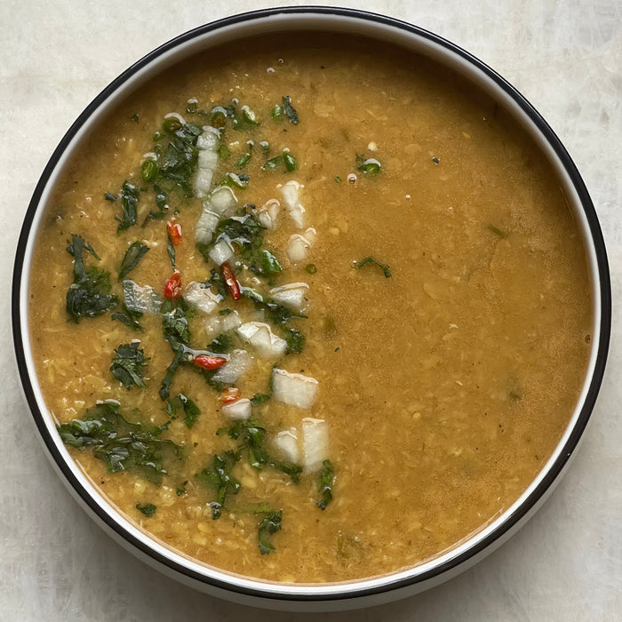 Yellow Split Moong Dal Made with Our Punjabi Masala