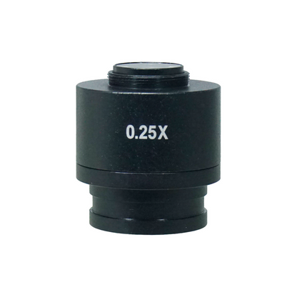 0.25X Adjustable Microscope Camera Coupler C-Mount Adapter 36mm, SKU BM03014111, three quarter front view