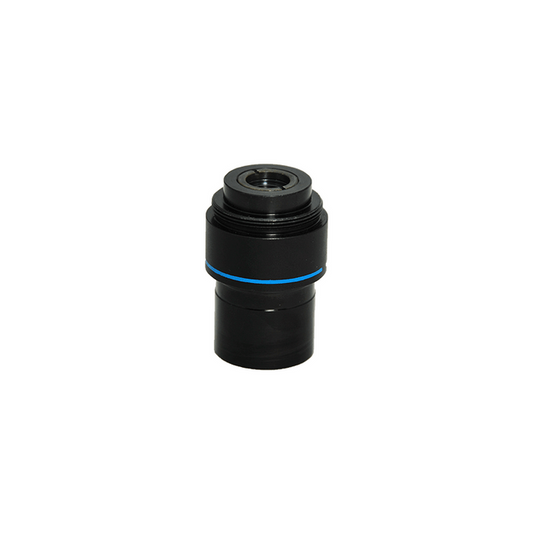 0.45X Microscope Video Camera Coupler C-Mount Adapter Eyetube Diameters 23.2mm 30mm 30.5mm, SKU CP13011201, three quarter front view
