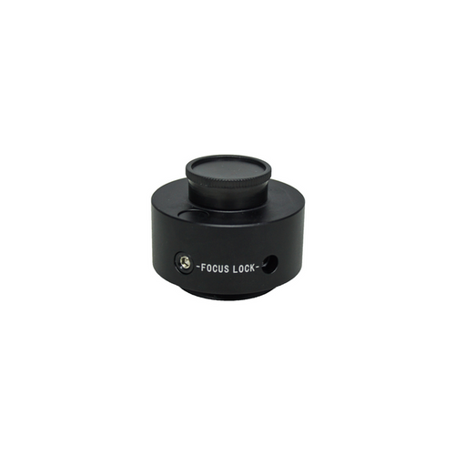 0.5X Body & Eyetube Microscope Camera Coupler C-Mount Adapter 38mm, SKU BM05134141, three quarter front view
