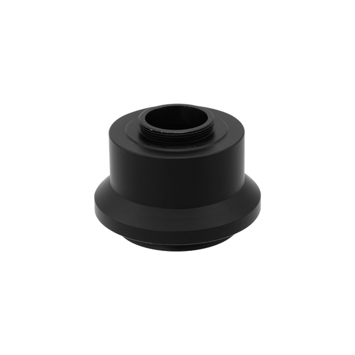 0.5X Microscope Camera Coupler C-Mount Adapter 42mm, SKU BM03044411, three quarter front view