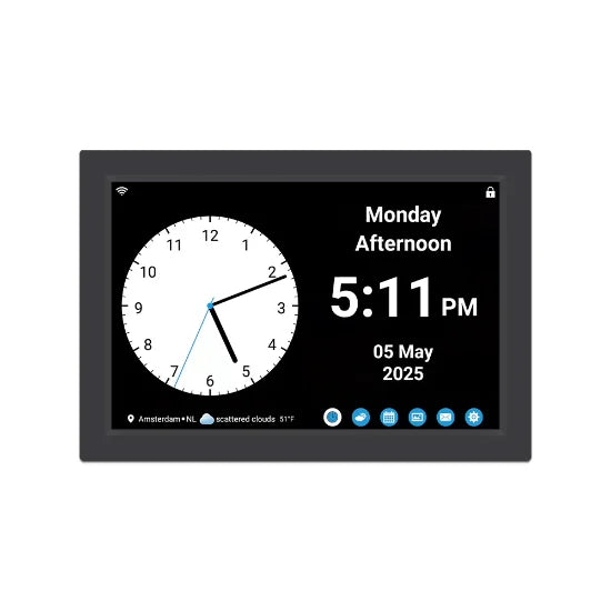 10" iElder Smart Clock - Orientation Dementia Clock
