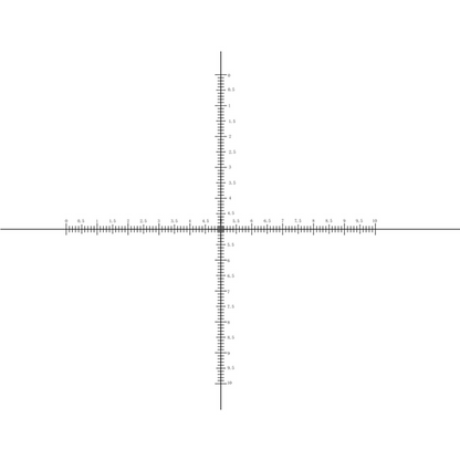 10mm/200 Div Crosshair Scale Reticle ( Dia. 24mm) RT20104166