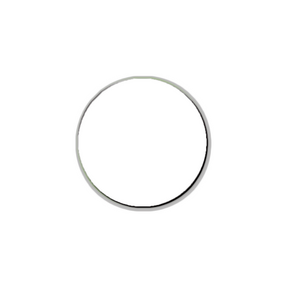 124mm Black White Microscope Stage Plate (4 7/8 inch Diameter)