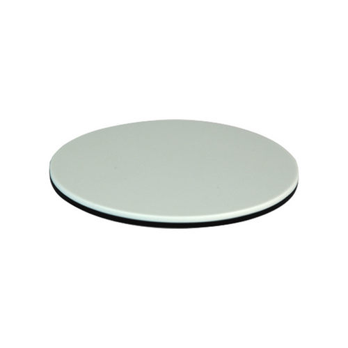 140mm Black White Microscope Stage Plate (5 1/2 inch Diameter), SKU SA17141101, three quarter front view
