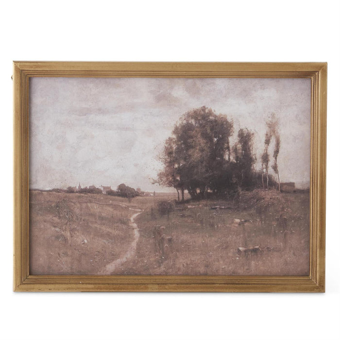 15" Light Fir Wood Framed Natures-cape Prints - Madison's Niche