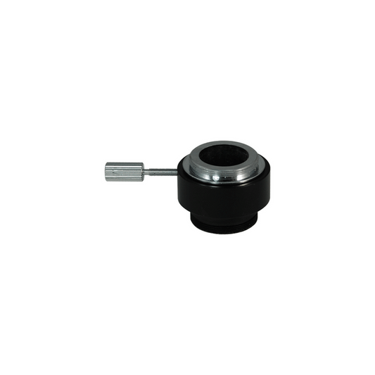 1X Adjustable Microscope Camera Coupler C-Mount Adapter 25mm, SKU BM05044161, three quarter front view