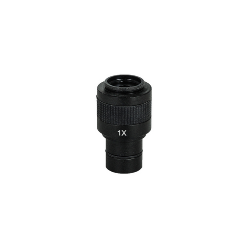 1X Microscope Camera Coupler for C-Mount to 23.2mm Eyetube, SKU CP02061501, three quarter front view