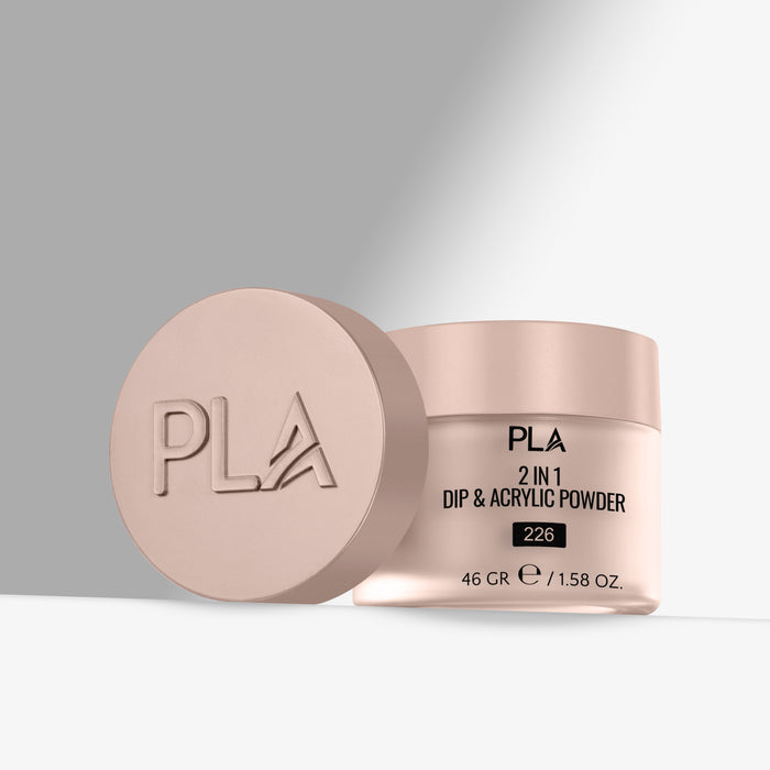 PLA 2 in 1 Dip & Acrylic Powder container with lid on a light gray background