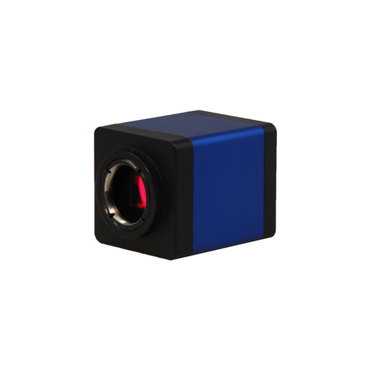 2MP HDMI VGA CMOS Color Microscope Camera + Full HD Video Capture 30fps, SKU DC38411121, three quarter front view
