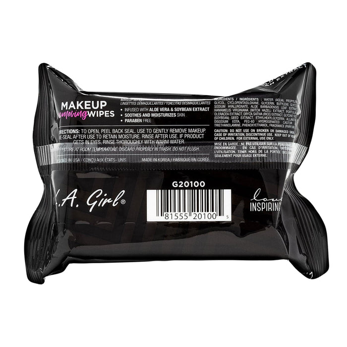 La Girl Cosmetics Tools Product Makeup Removing Wipes