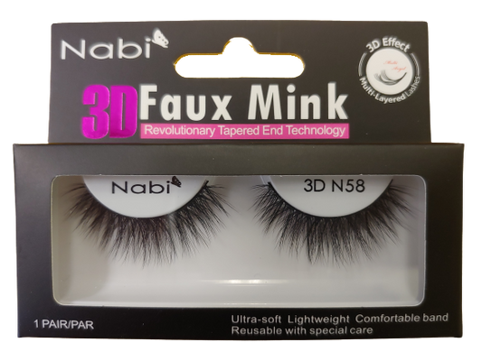 3D N58 - Nabi 3D Faux Mink Eyelash