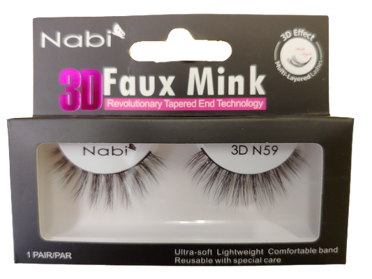 3D N59 - Nabi 3D Faux Mink Eyelash
