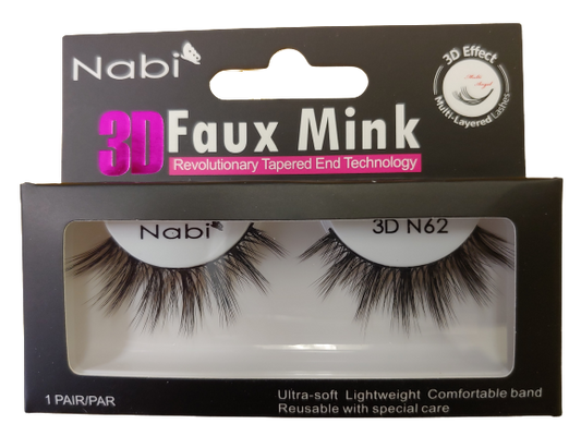 3D N62 - Nabi 3D Faux Mink Eyelash