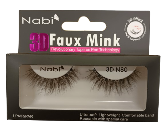 3D N80 - Nabi 3D Faux Mink Eyelash