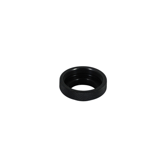 4/5″x1/36″ / M25x0.75mm Objective Convertible Adapter, SKU OB02014923, three quarter front view