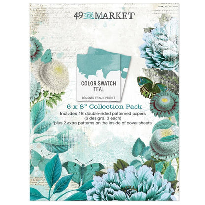 49 And Market Collection Pack 6"X8" - Teal