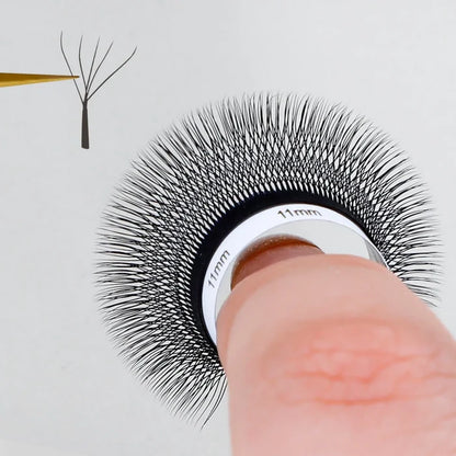 5D W-Shape Clover Lashes 0.07mm| Swaniya Lashes