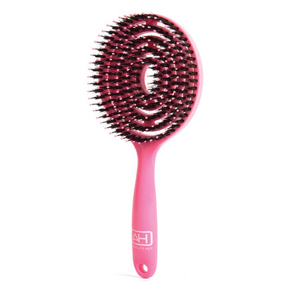 Absolute Hot 360FLX 100% Real Boar Bristle Detangling Brush - ikatehouse