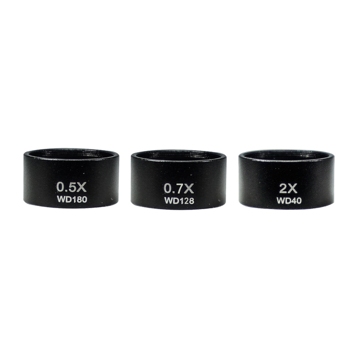 Achromatic Objective Set, SKU MZ19034011, three quarter front view