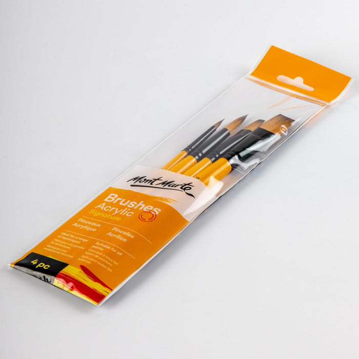 Acrylic Brushes Signature 4pc