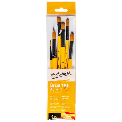 Acrylic Brushes Signature 6pc