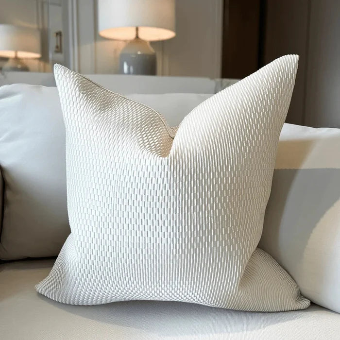 Adeline Cream & Gold Textured Cushion Cover - 50x50cm Textiles