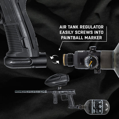 AeroLite Carbon Fiber Tank - 68ci / 4500psi  - Smoke