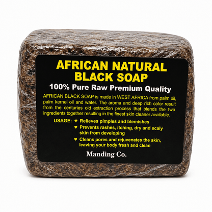 African Natural Black Soap (100% Pure Raw Premium Quality) – Single Unit (Inventory Stock)